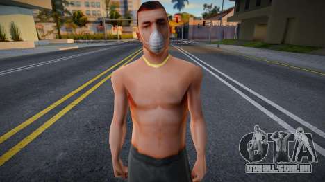 Hmycm em uma máscara protetora para GTA San Andreas