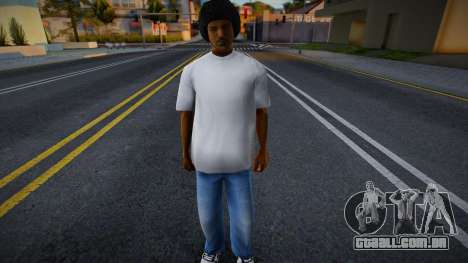 Homem com penteado afro para GTA San Andreas