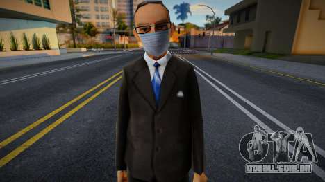 Omori em uma máscara protetora para GTA San Andreas