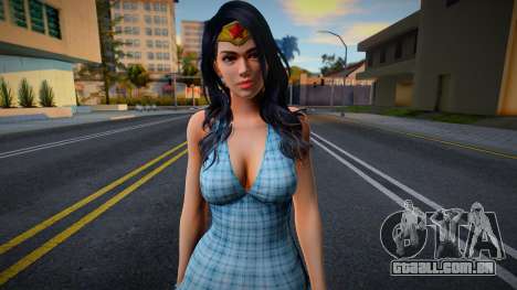 DC Wonder Woman Gust Mashup Swimwear 1 para GTA San Andreas