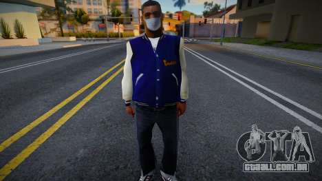 Bmypol1 em uma máscara protetora para GTA San Andreas