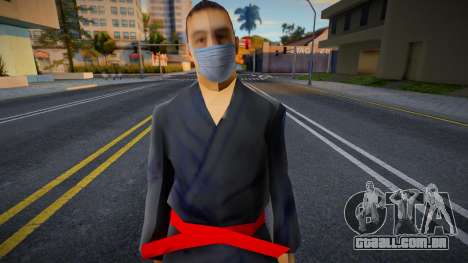 Omykara em uma máscara protetora para GTA San Andreas