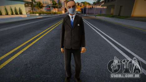 Omori em uma máscara protetora para GTA San Andreas