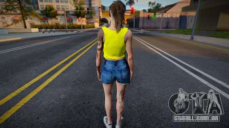 Claire Denim Shorts 1 para GTA San Andreas