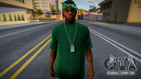 Jovem com Grove para GTA San Andreas