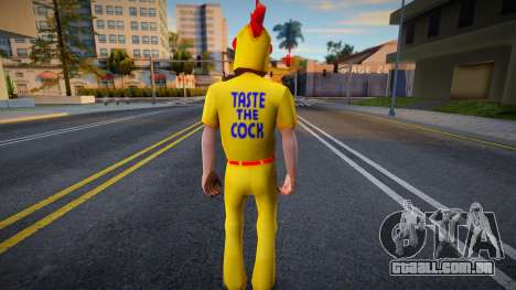 Wmybell em uma máscara protetora para GTA San Andreas