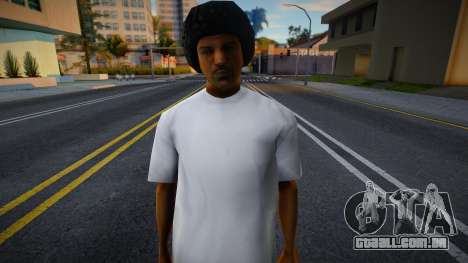 Homem com penteado afro para GTA San Andreas