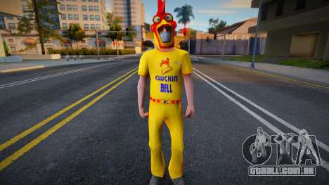 Wmybell em uma máscara protetora para GTA San Andreas