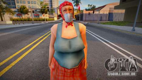 Cwfohb em máscara protetora para GTA San Andreas