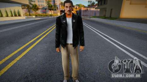 Motociclista com bigode para GTA San Andreas