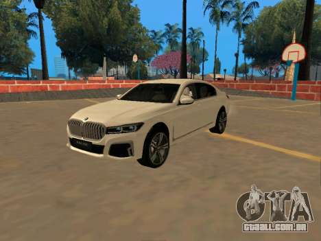 BMW 740i Xdrive 2021 para GTA San Andreas