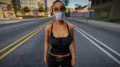 Catalina em uma máscara protetora para GTA San Andreas