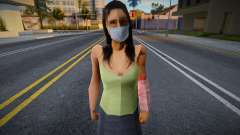 Ofyst em uma máscara protetora para GTA San Andreas