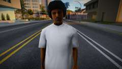 Homem com penteado afro para GTA San Andreas