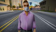 Shmycr em uma máscara protetora para GTA San Andreas