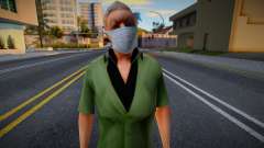 Cwfofr em uma máscara protetora para GTA San Andreas