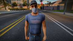 Dwmylc2 em uma máscara protetora para GTA San Andreas