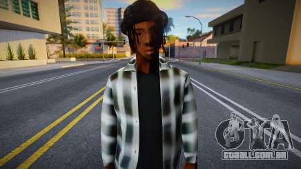 Homem de camisa xadrez para GTA San Andreas