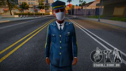 Bmosec em uma máscara protetora para GTA San Andreas