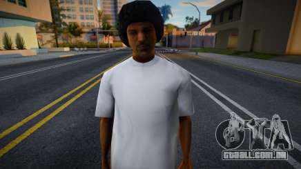 Homem com penteado afro para GTA San Andreas