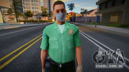 Médico 2 em uma máscara de proteção para GTA San Andreas