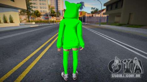 Garota de terno verde para GTA San Andreas