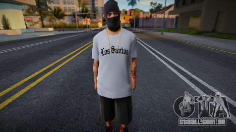 Gângster de camiseta de Los Santos para GTA San Andreas
