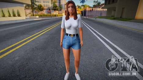 Garota de shorts para GTA San Andreas