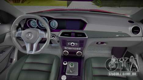 Mercedes-Benz C63 (RUS Plate) para GTA San Andreas