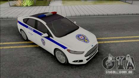 Ford Fusion Titanium Turkish Police para GTA San Andreas