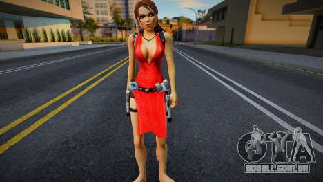 Lara Evening Red Dressa para GTA San Andreas