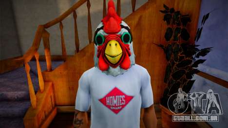 Hotline Miami Mask For Franklin And CJ para GTA San Andreas