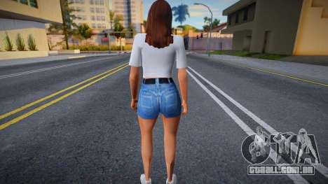 Garota de shorts para GTA San Andreas