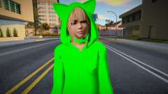 Garota de terno verde para GTA San Andreas
