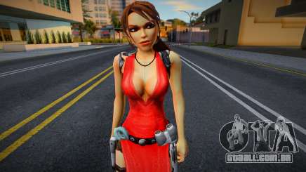 Lara Evening Red Dressa para GTA San Andreas