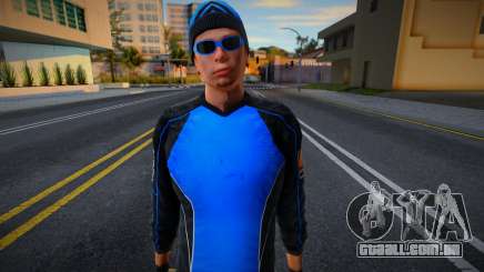 Blue Skydiver para GTA San Andreas