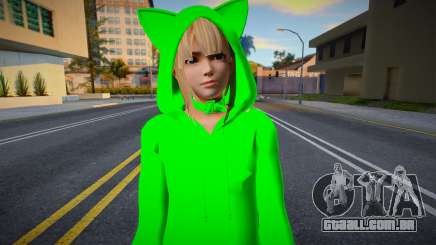 Garota de terno verde para GTA San Andreas