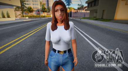 Garota de shorts para GTA San Andreas