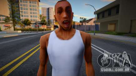 CRAZY CJ FACE para GTA San Andreas