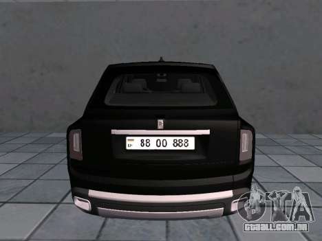 Rolls Royce Cullinan V2 para GTA San Andreas