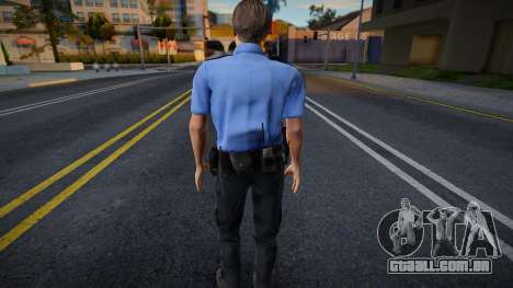 Leon - Officer Skin para GTA San Andreas
