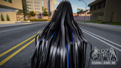 Very Long Black Hair Most Updated Version para GTA San Andreas