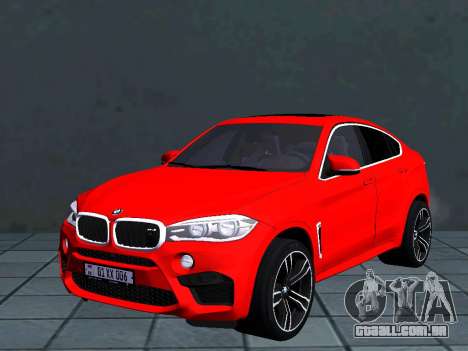 BMW X6M AM Plates para GTA San Andreas