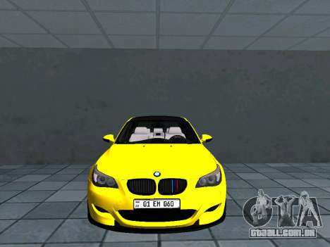 BMW M5 E60 Exhaust para GTA San Andreas