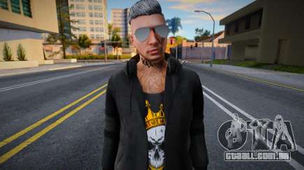 Skeleton Gang SKin para GTA San Andreas