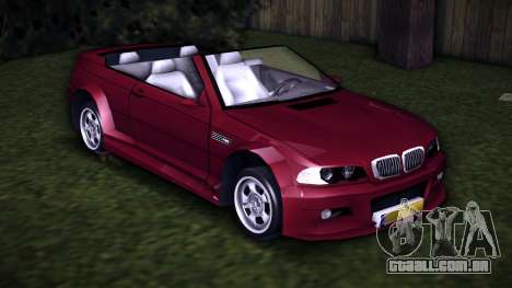 BMW M3 (conversível) para GTA Vice City