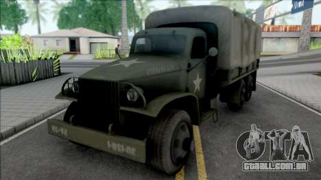 GMC CCKW 1945 Military Truck para GTA San Andreas