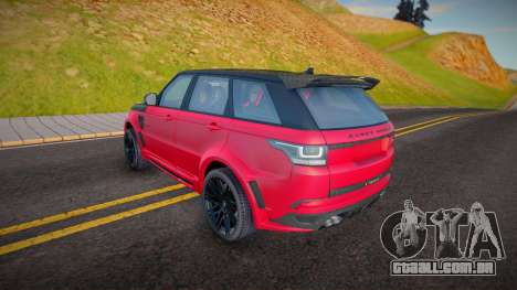 Range Rover Sport SVR (R PROJECT) v1 para GTA San Andreas