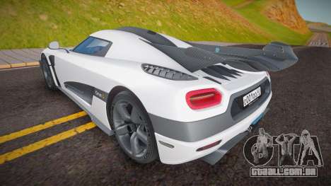 Koenigsegg Agera One:1 para GTA San Andreas