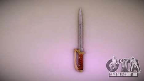 GTA V Antique Cavalry Dagger para GTA Vice City